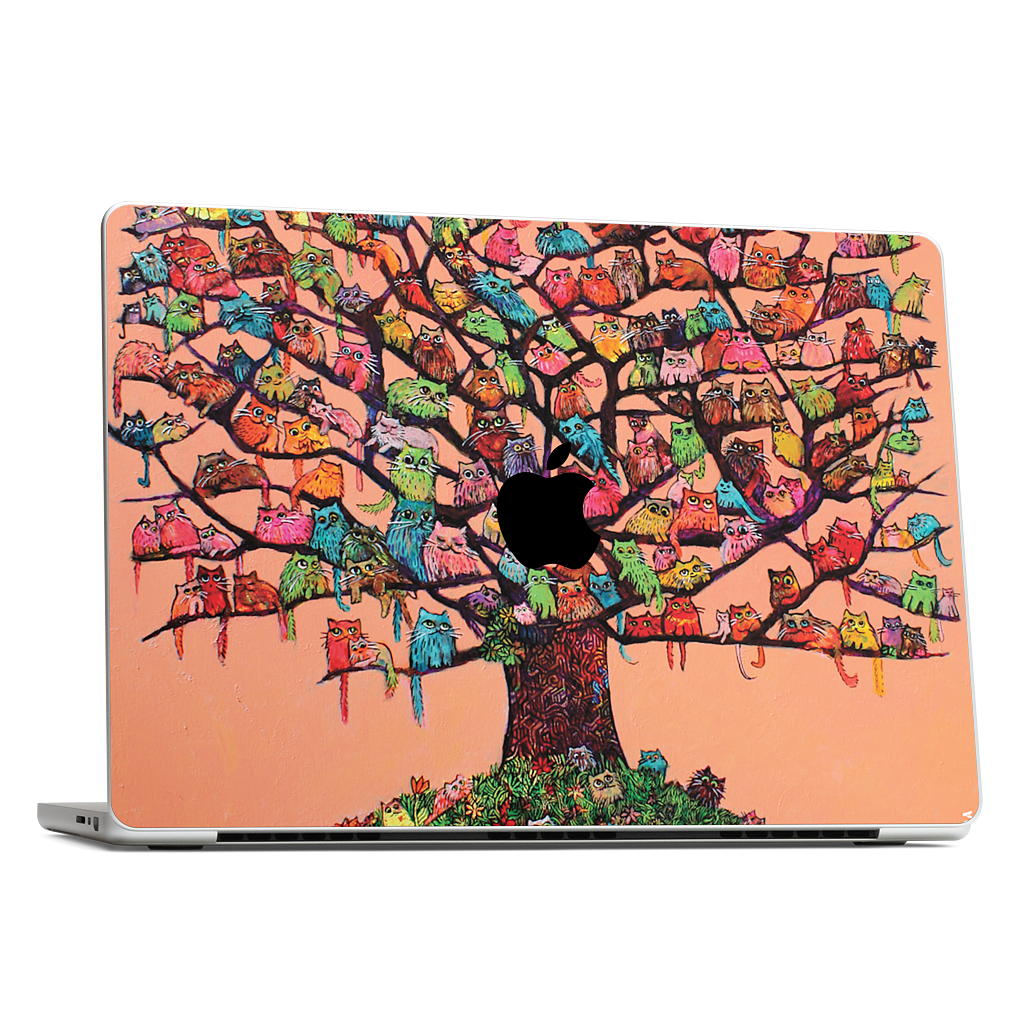 "Meau Tree" MacBook Skin