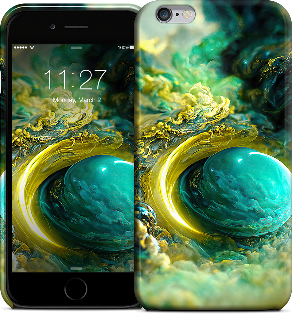 Planetary Accretion iPhone Case
