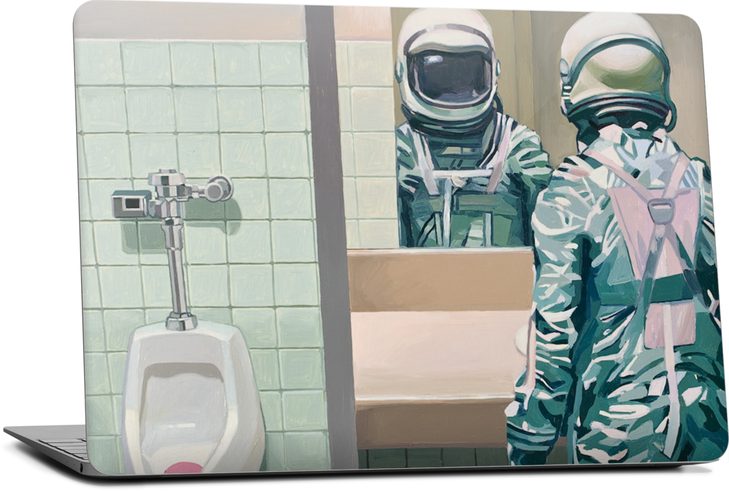 Men's Room MacBook Skin