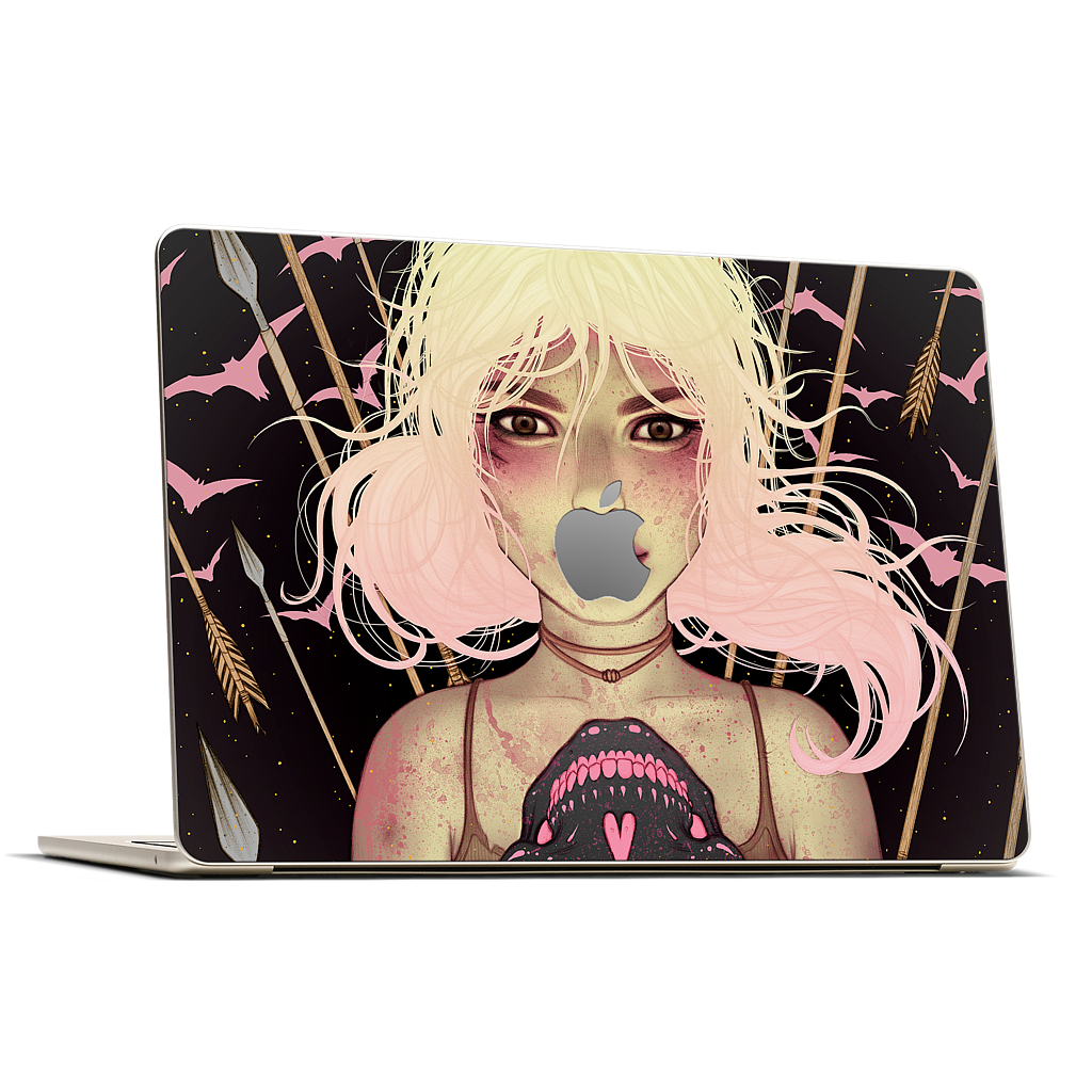 Memento Black MacBook Skin
