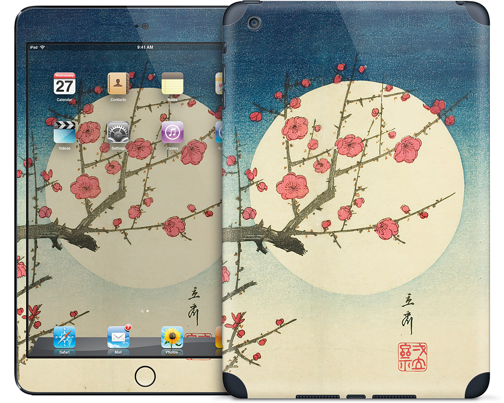 Red Plum Branch iPad Skin