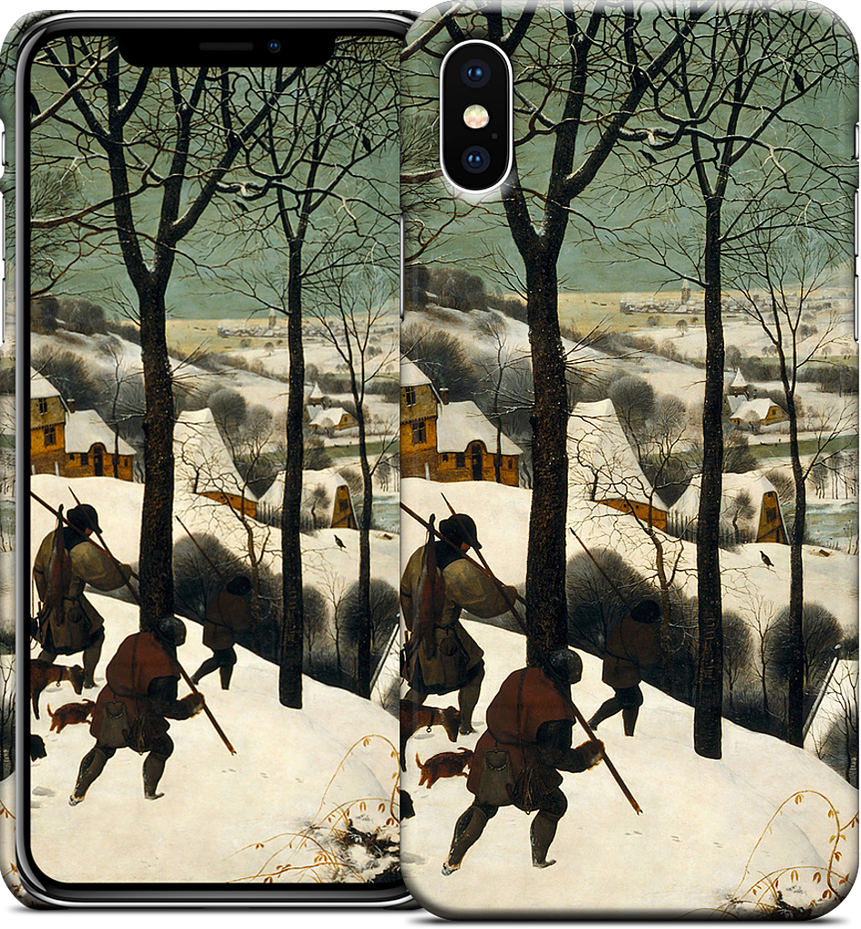 Hunters in the Snow iPhone Case
