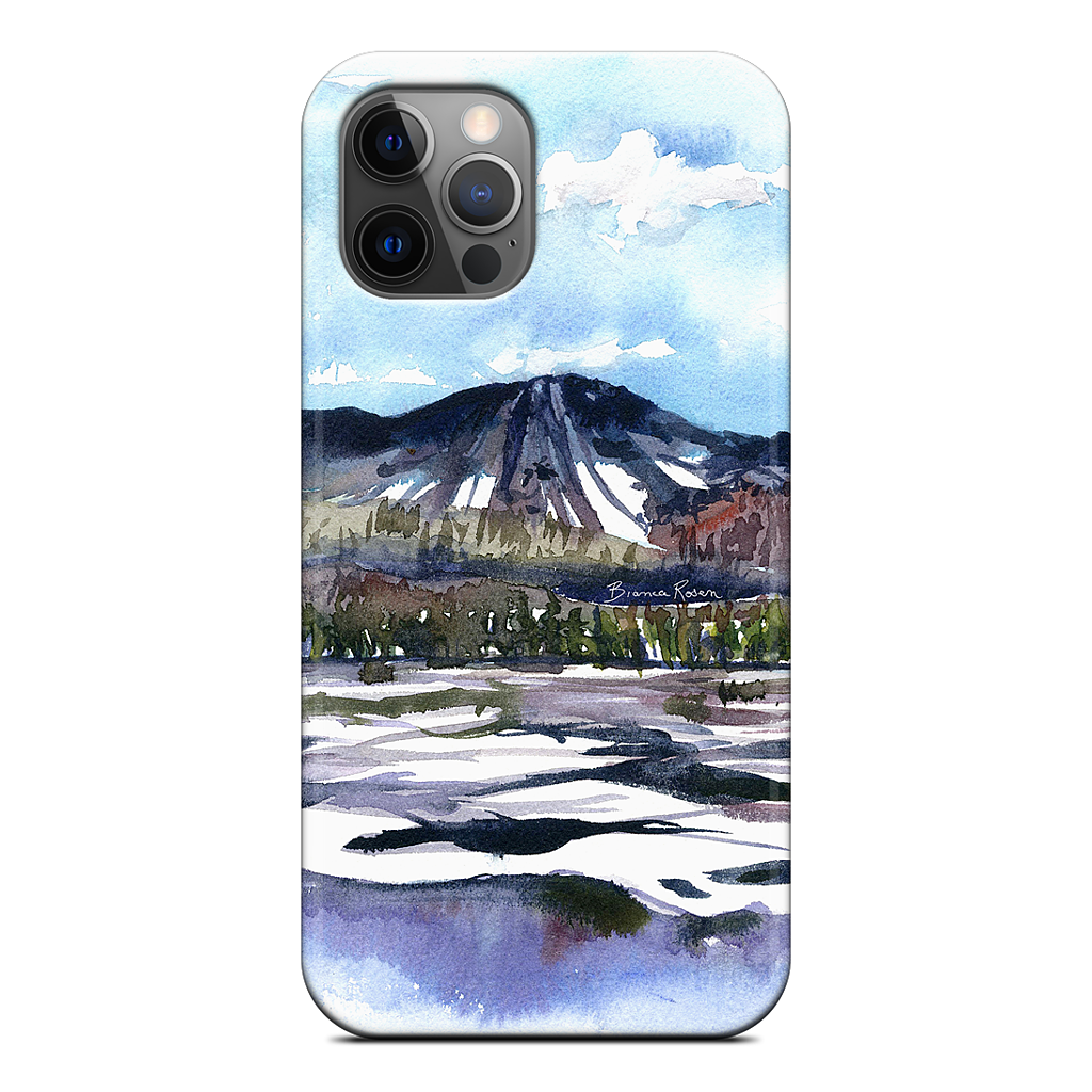 Ski Mountain iPhone Case