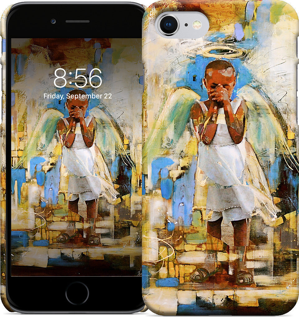 Shy Angel iPhone Case