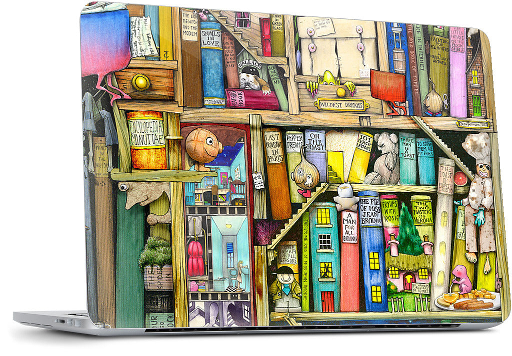 Bookshelf 2c MacBook Skin