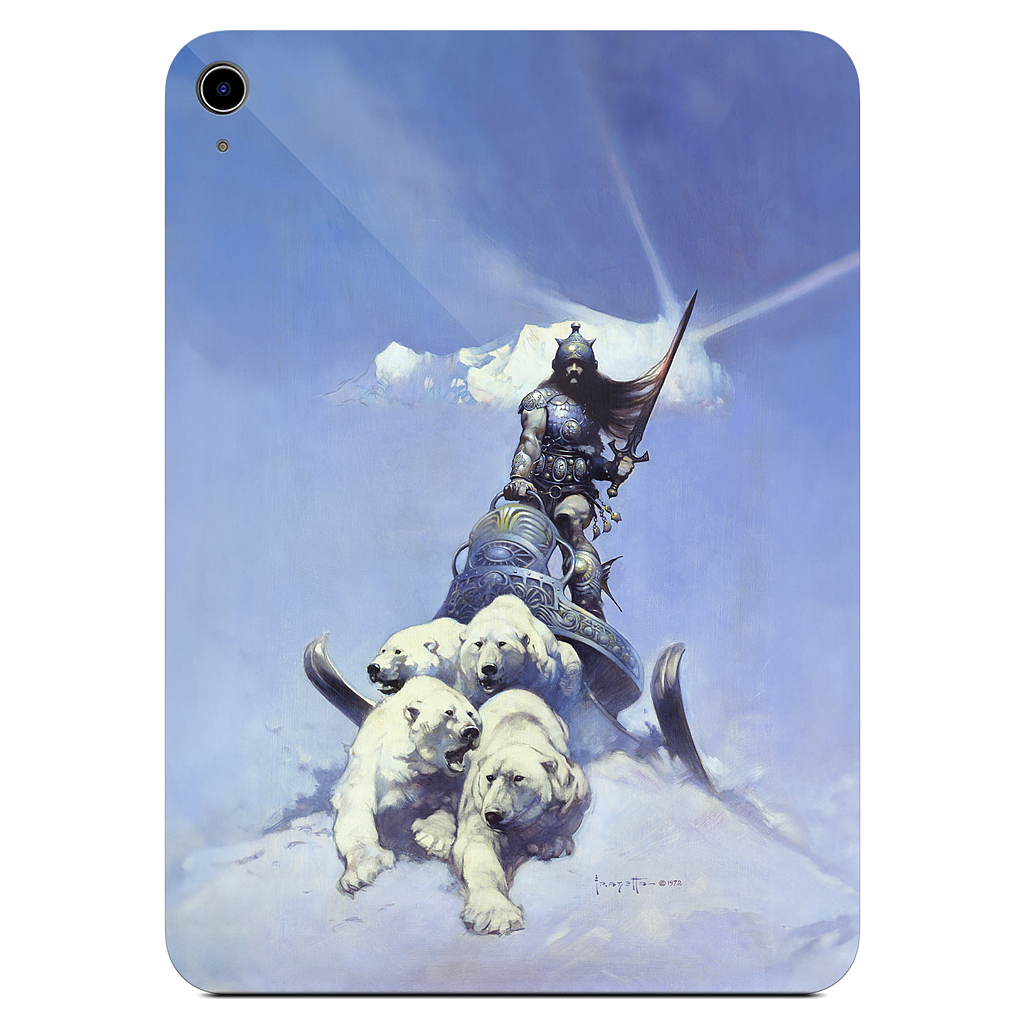 Silver Warrior iPad Skin