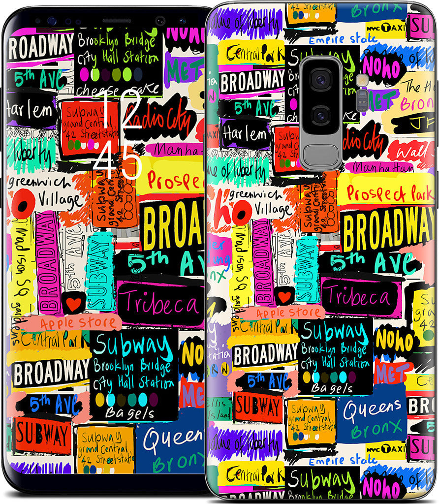 NYC Words Samsung Skin