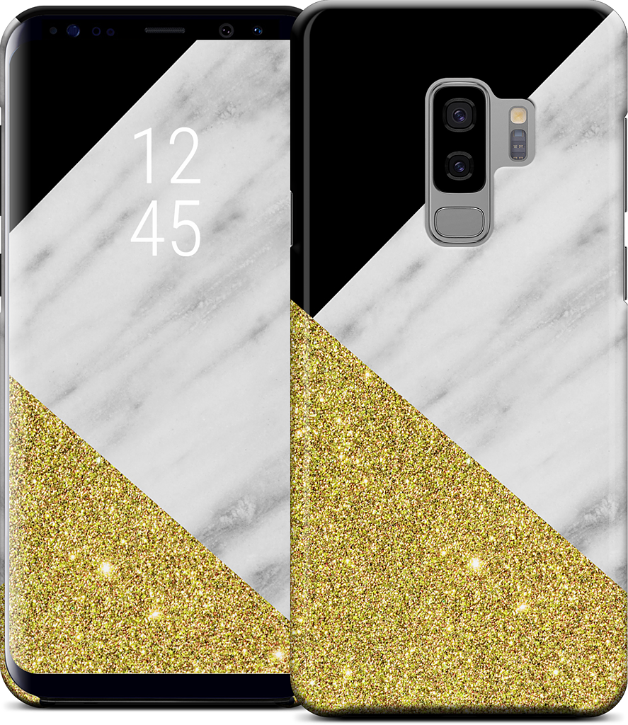 Gold and Real Italian Marble Collage Samsung Case