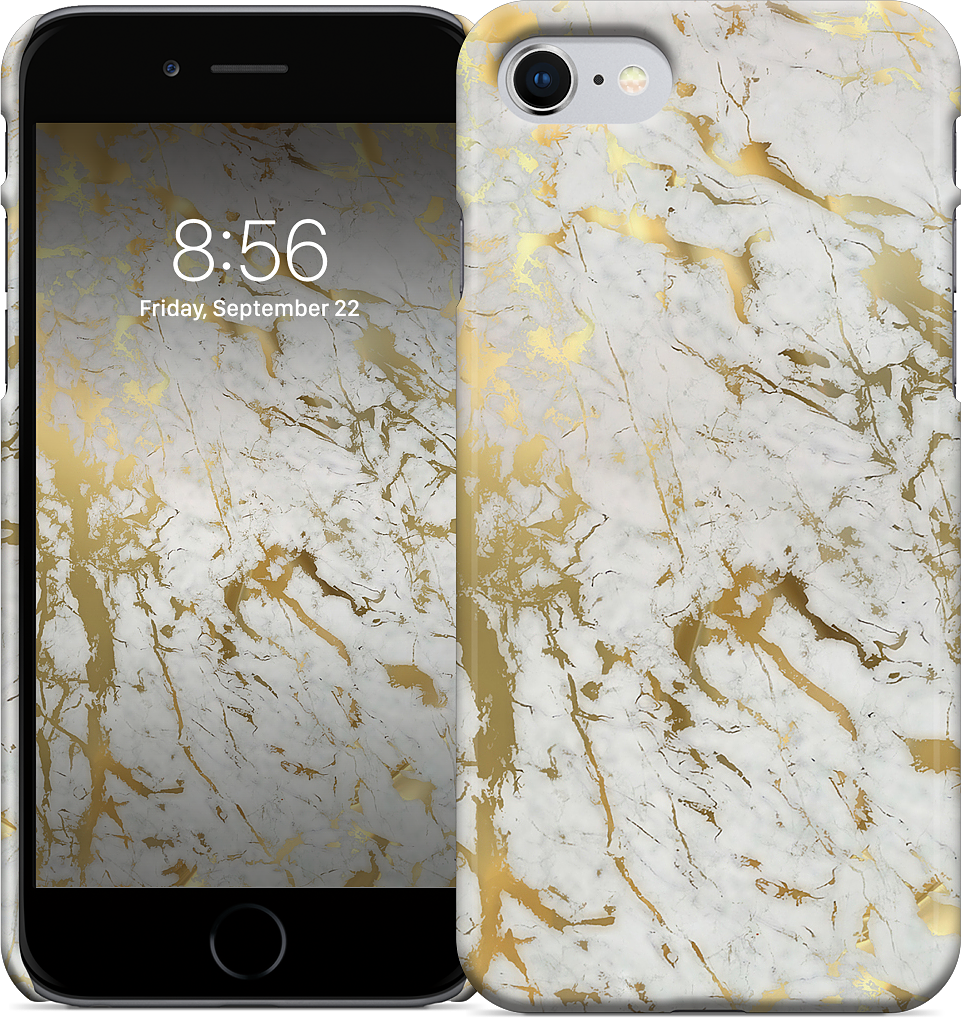 Gold Marble iPhone Case