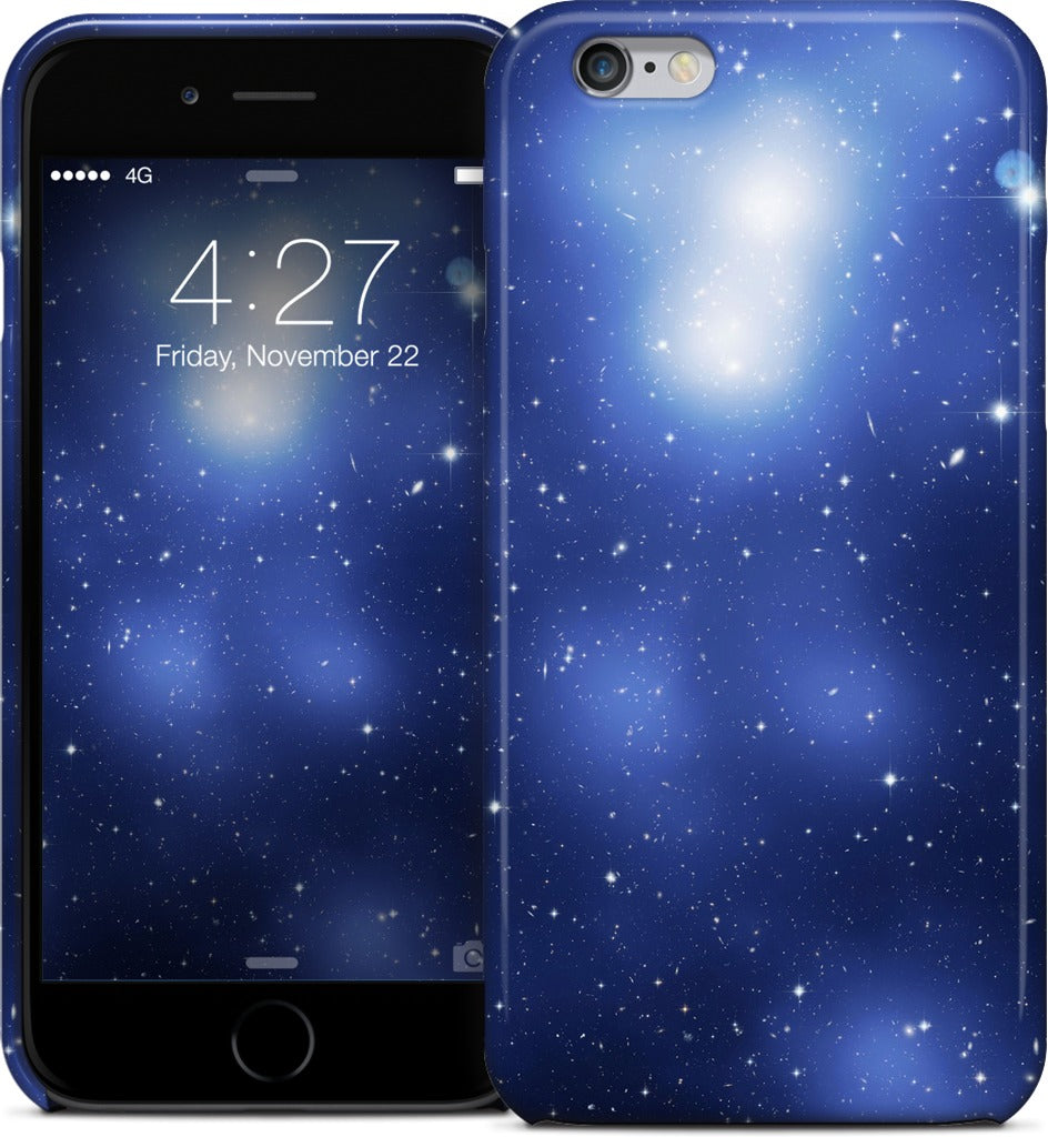 Galaxy Cluster Blue iPhone Case