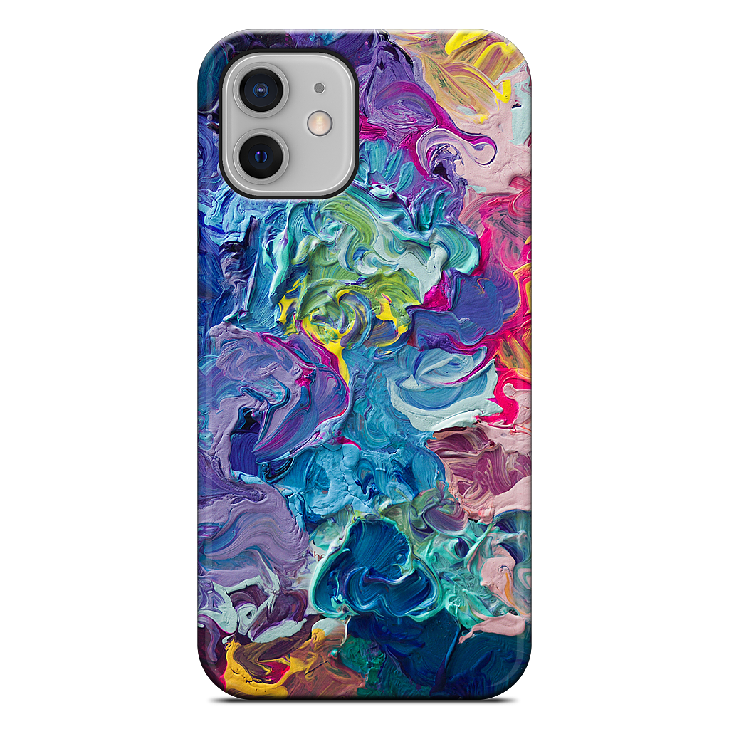 Rainbow Flow Abstract iPhone Case