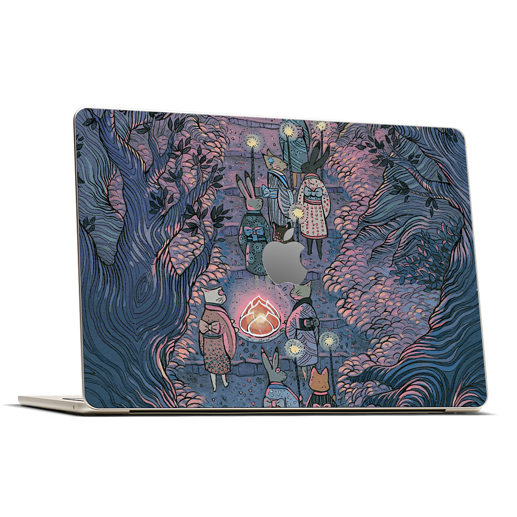 Woodland Procession MacBook Skin