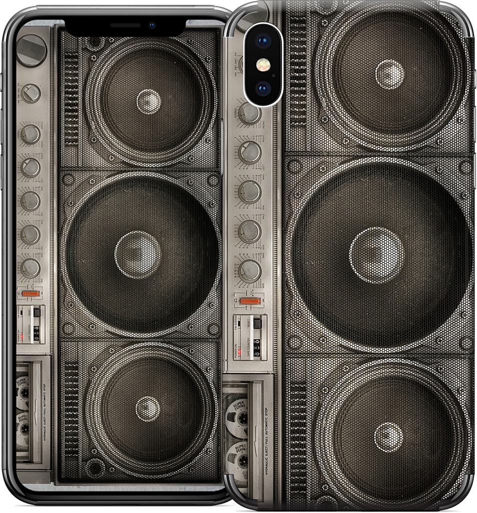 Boombox iPhone Skin
