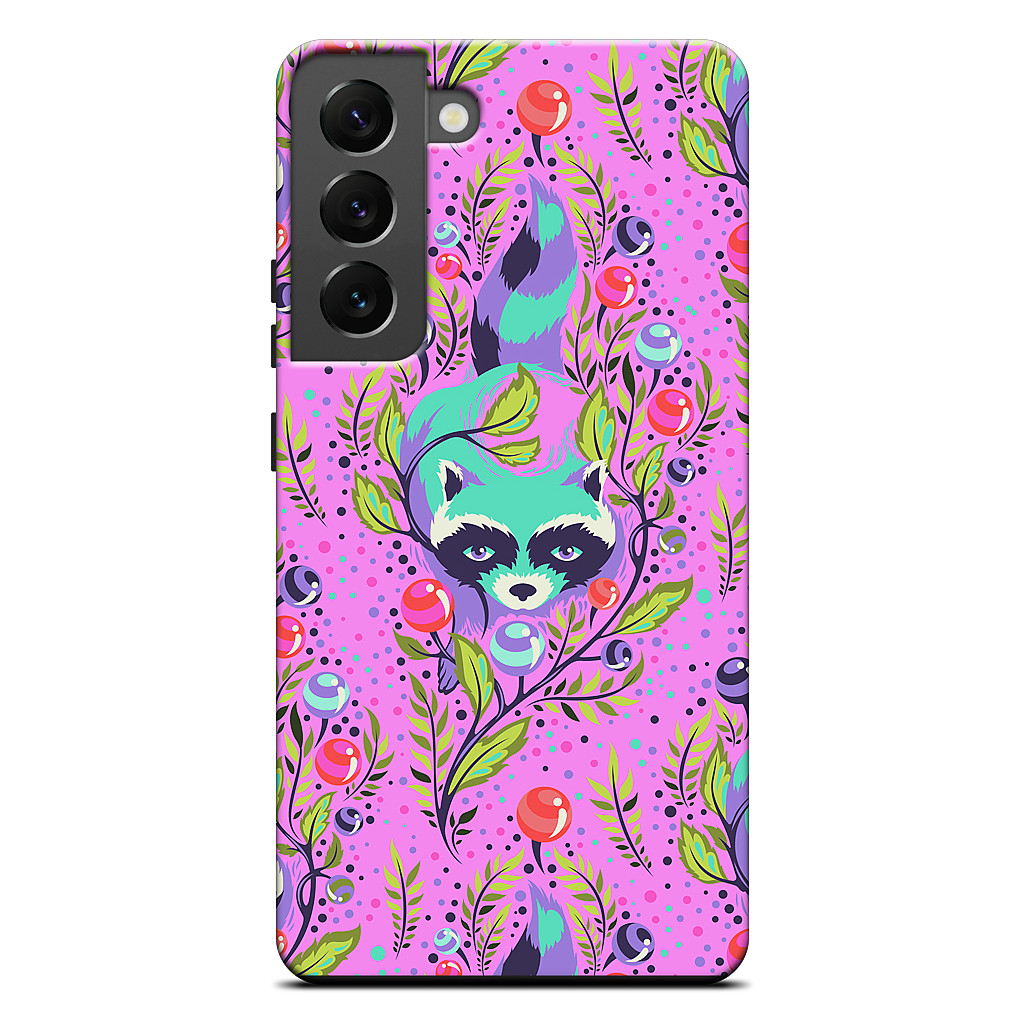 Raccoon Fuchsia Samsung Case