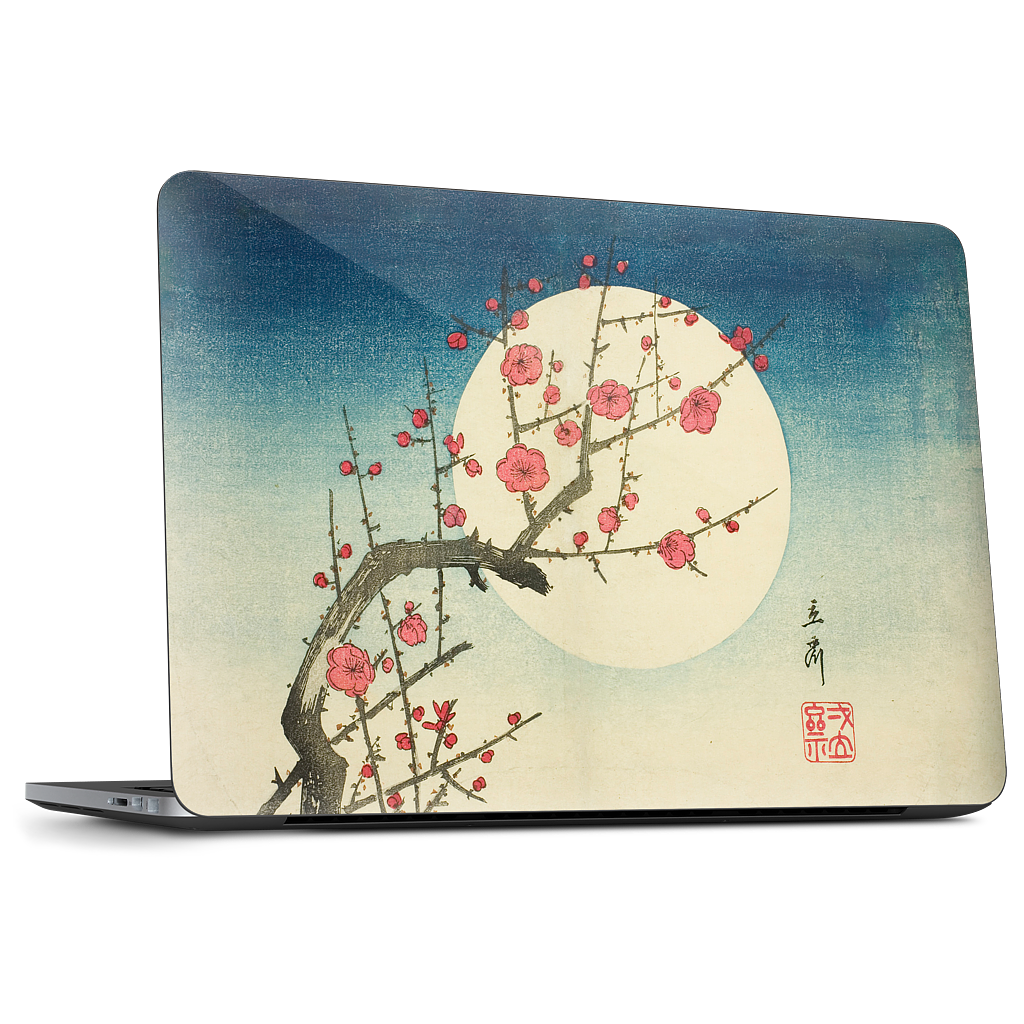 Red Plum Branch Dell Laptop Skin