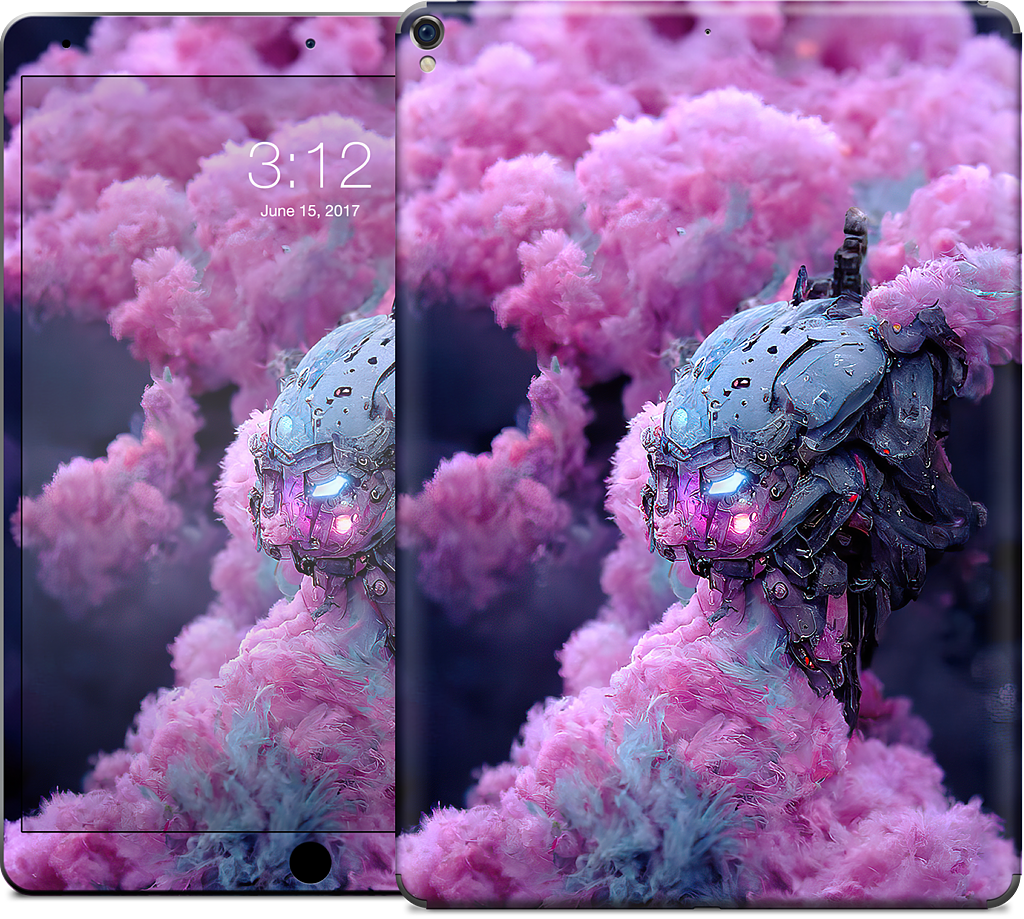 Cotton Candy Mechs iPad Skin