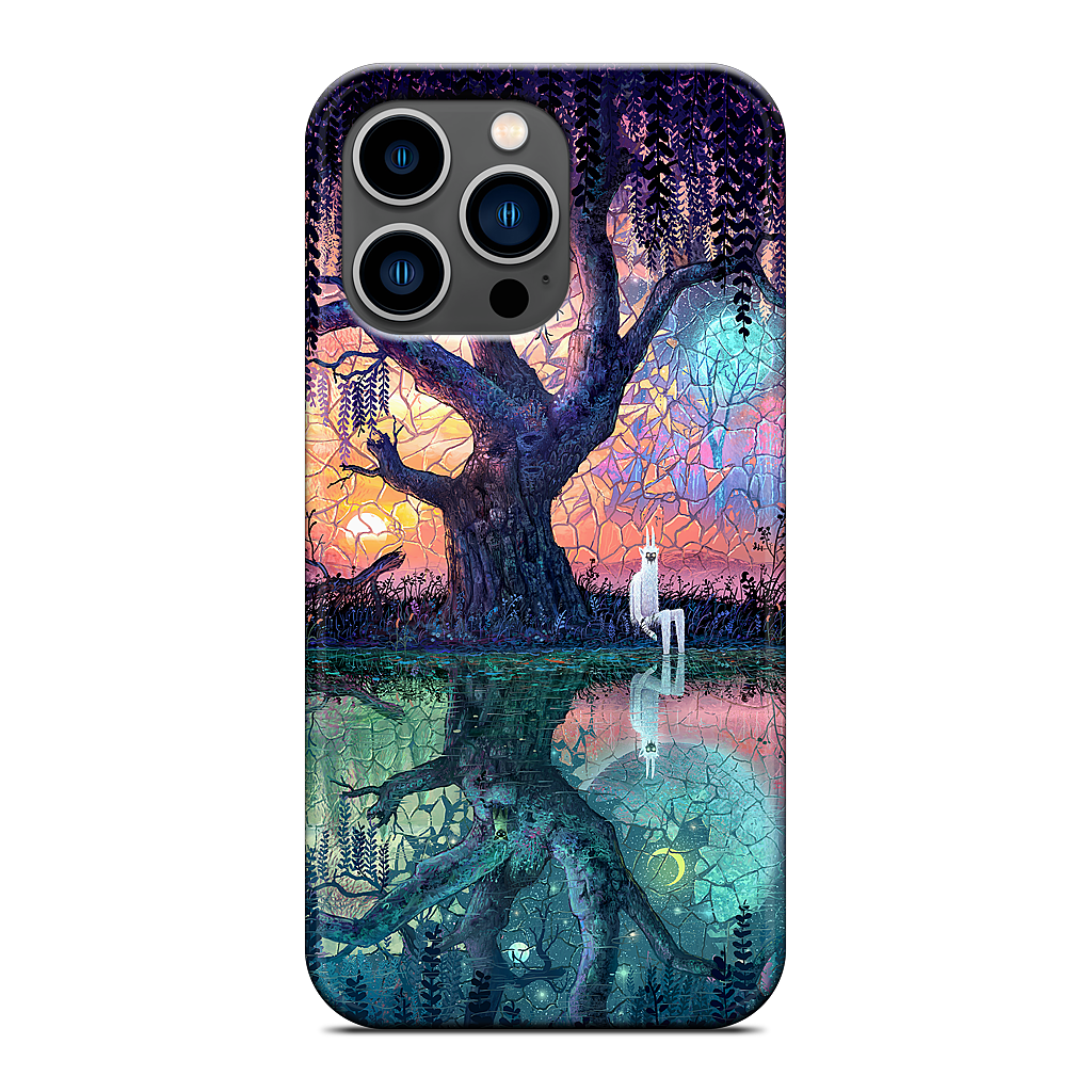 On the Banks of Broken Worlds iPhone Case