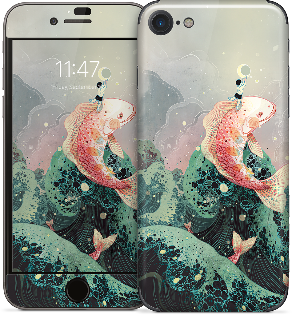 Mooncatcher iPhone Skin