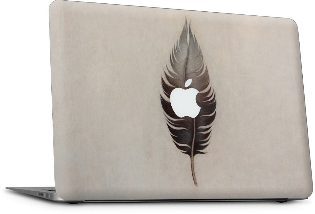 Thought Feather MacBook Skin