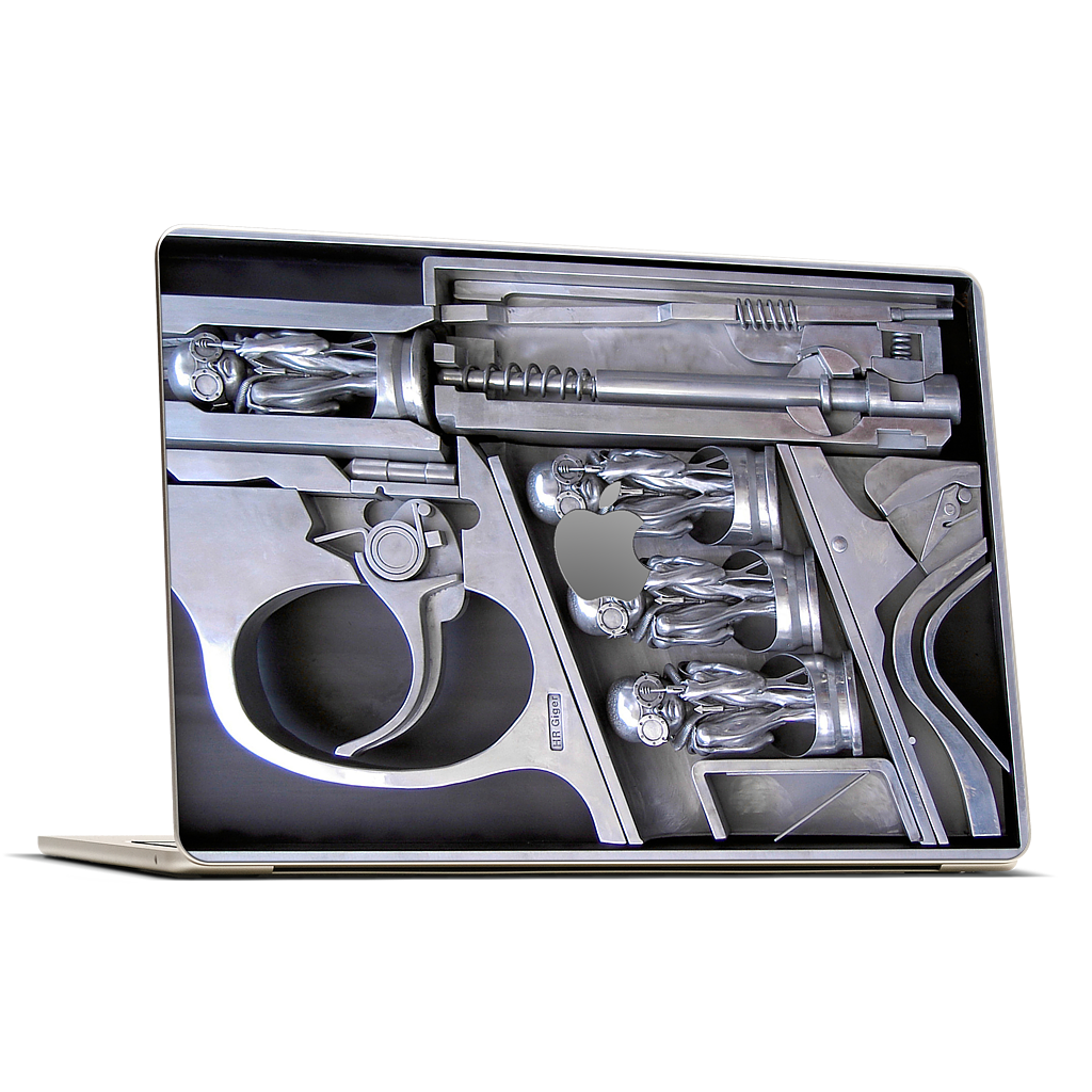 Birthmachine MacBook Skin