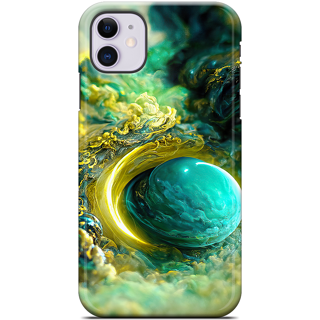 Planetary Accretion iPhone Case