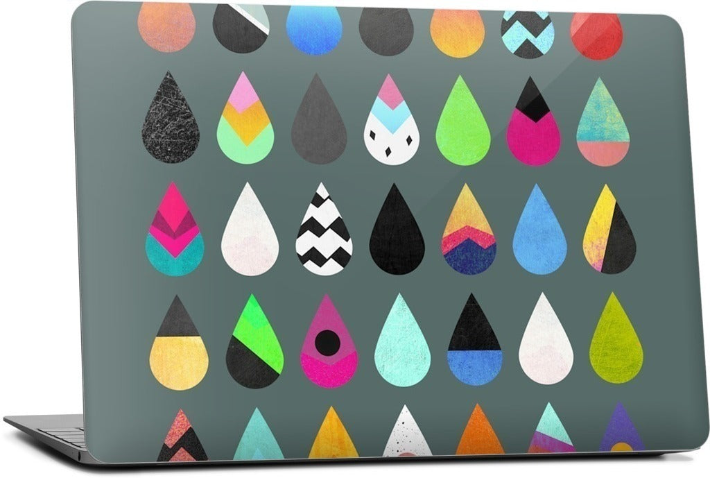Colorful Rain MacBook Skin
