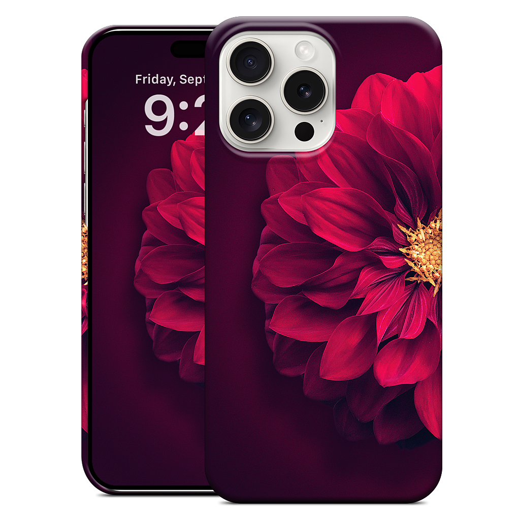 Red Bloom iPhone Case