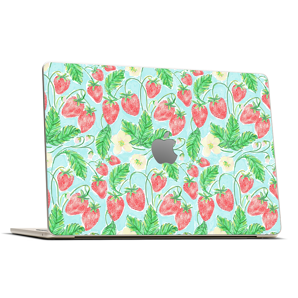 Wild Strawberries MacBook Skin