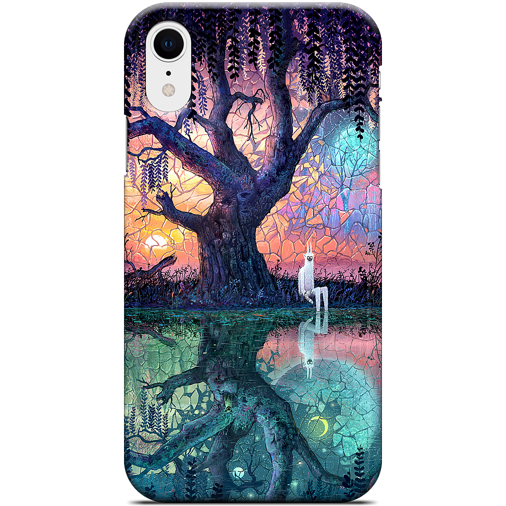 On the Banks of Broken Worlds iPhone Case