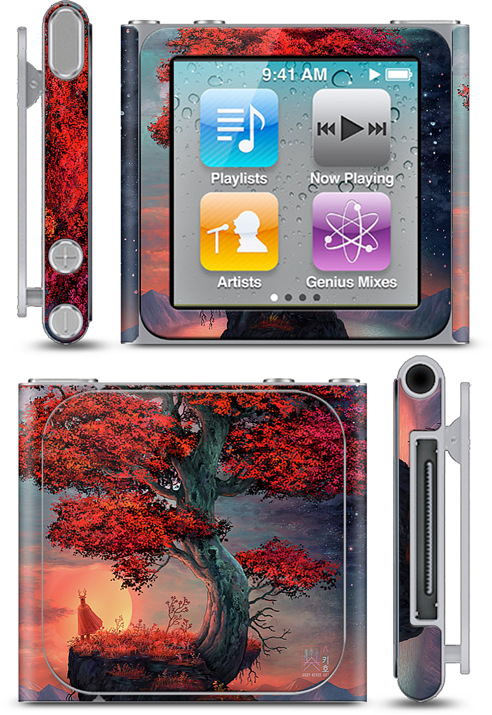 Light & Dark in Equal Parts iPod Skin