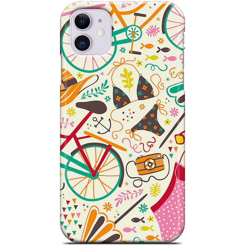 Seaside Cycle iPhone Case