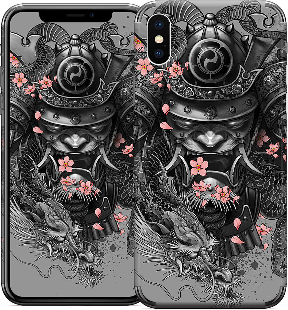 Samurai Dragon iPhone Skin
