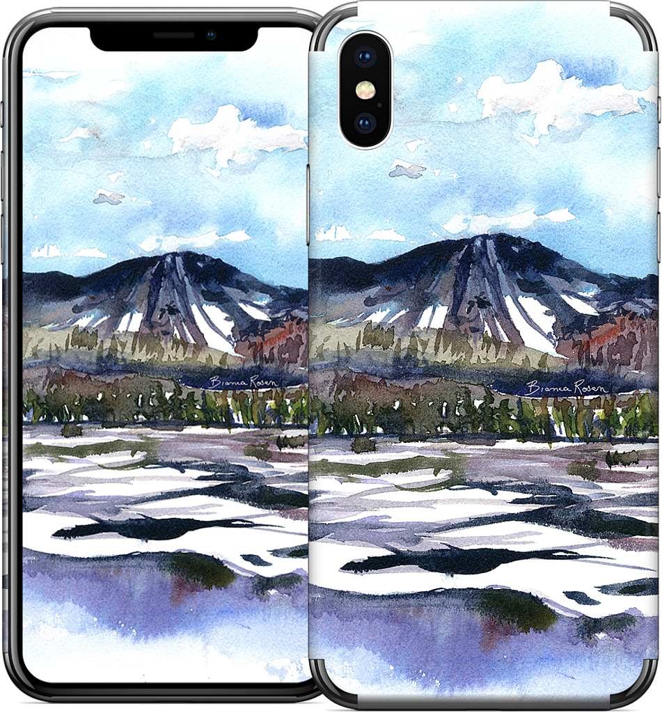 Ski Mountain iPhone Skin