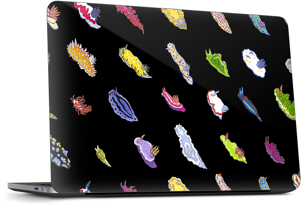 Nudibranch Black Dell Laptop Skin