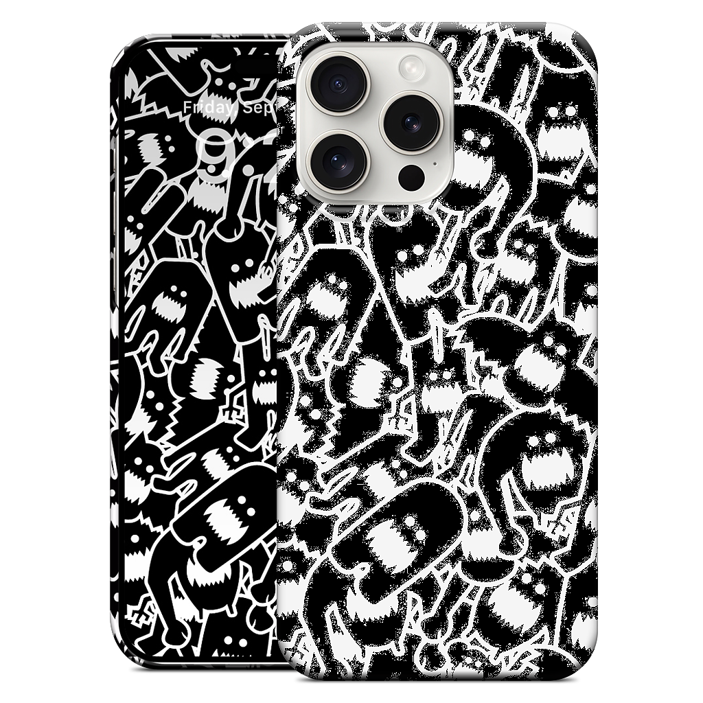 Monster Collage 2 iPhone Case
