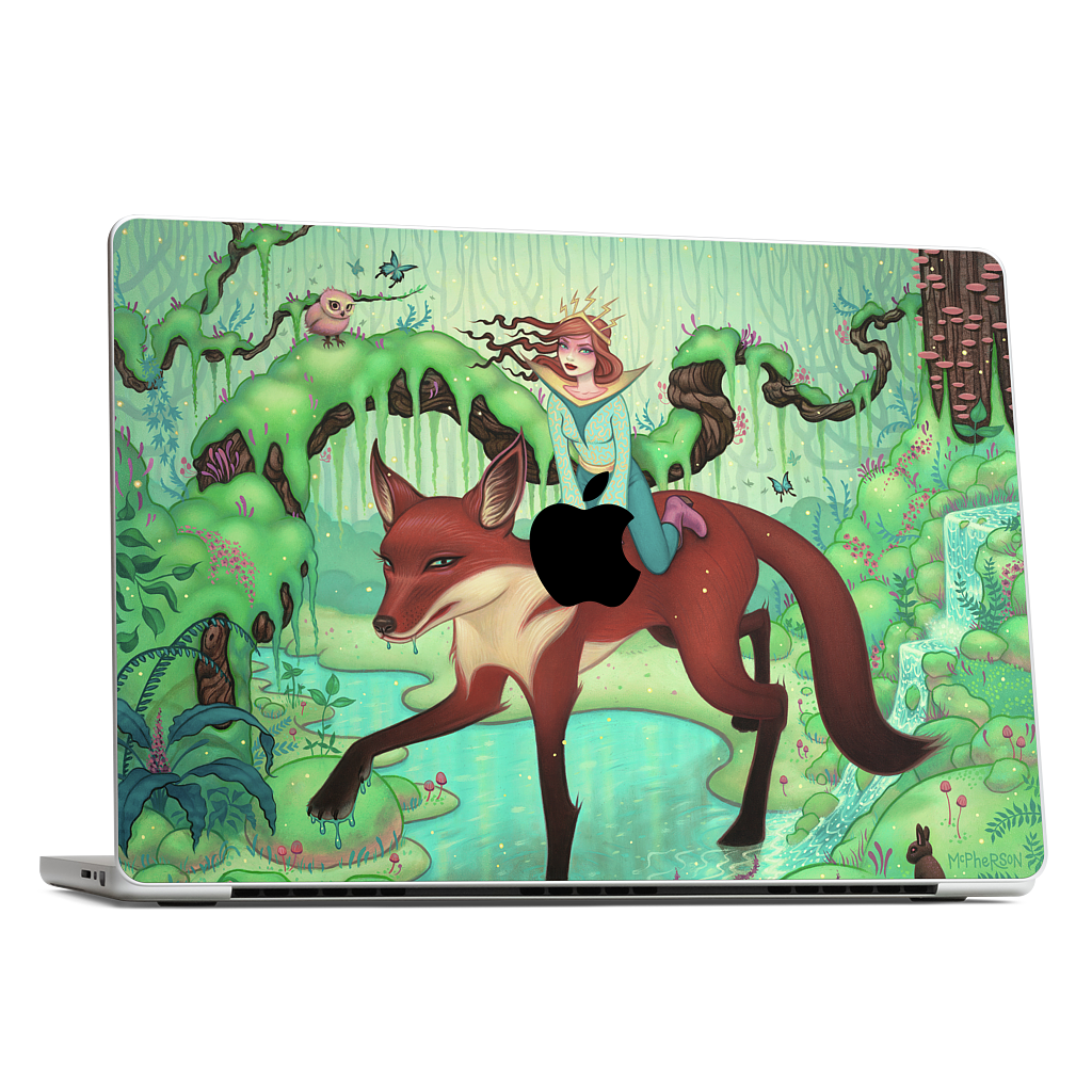 The Fox's Respite MacBook Skin