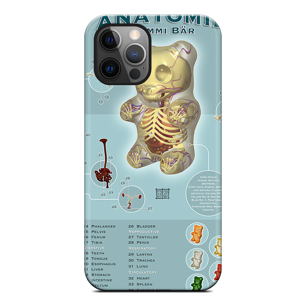 Gummi Anatomie iPhone Case