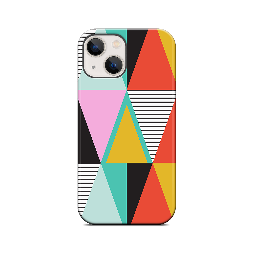 Graphic Triangles iPhone Case