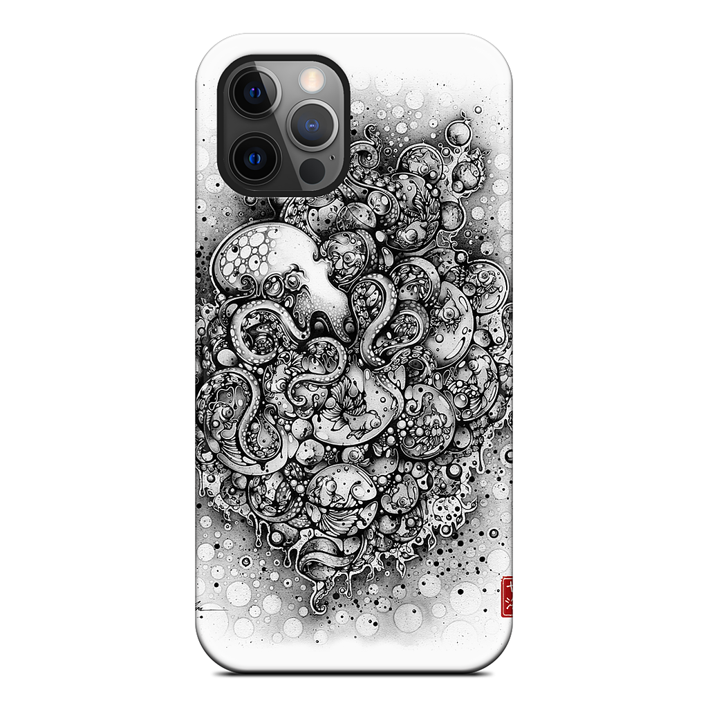 A Curious Embrace iPhone Case