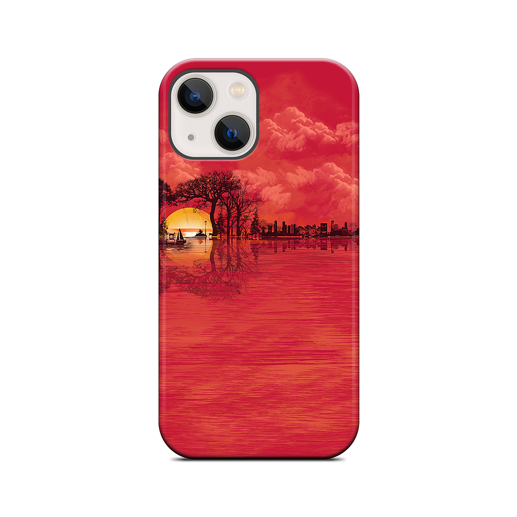 Musical Sunset iPhone Case