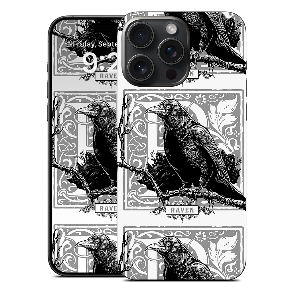 R Is For Raven iPhone Skin