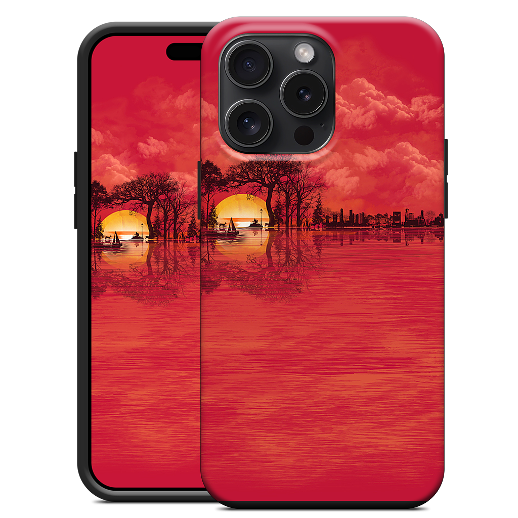 Musical Sunset iPhone Case