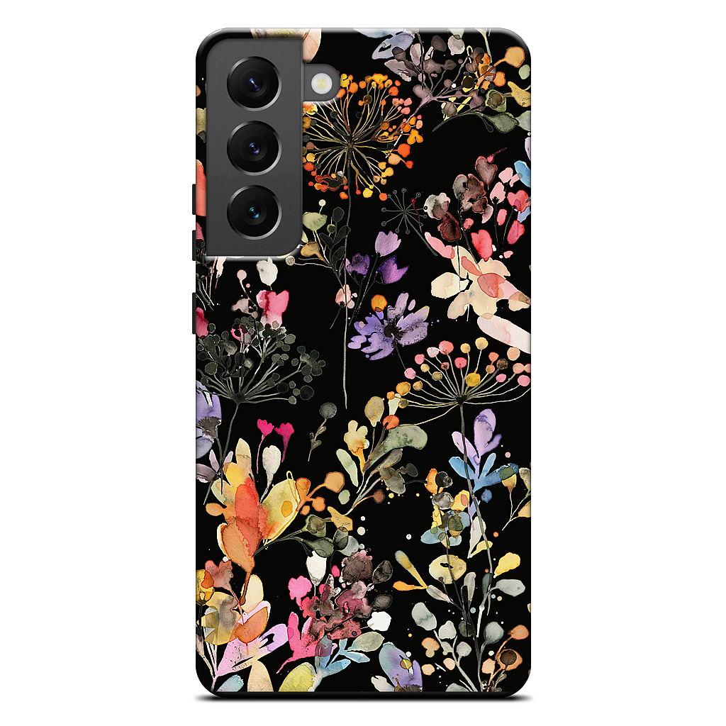 Wild Grasses (Black) Samsung Case