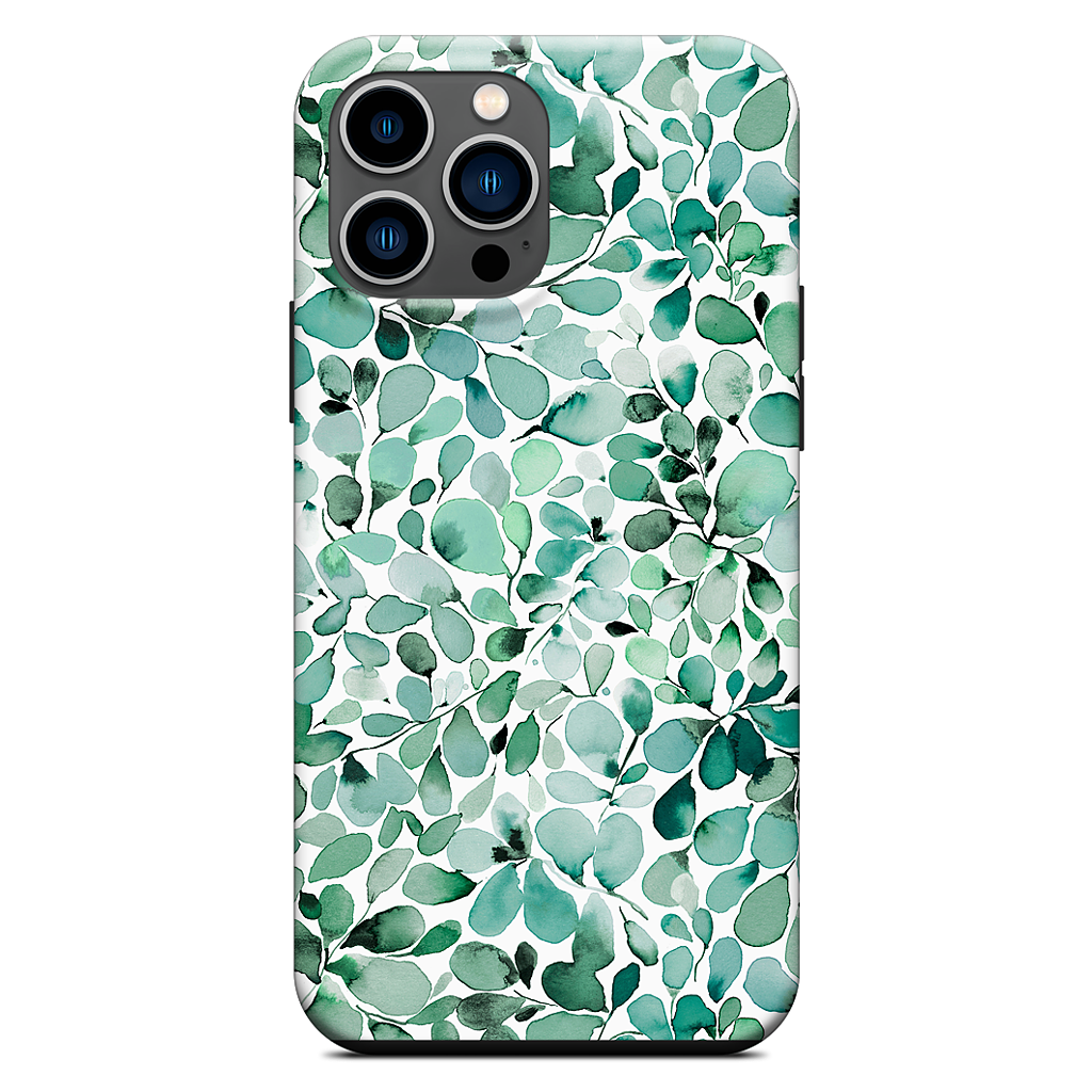 Eucalyptus Leafy Green iPhone Case