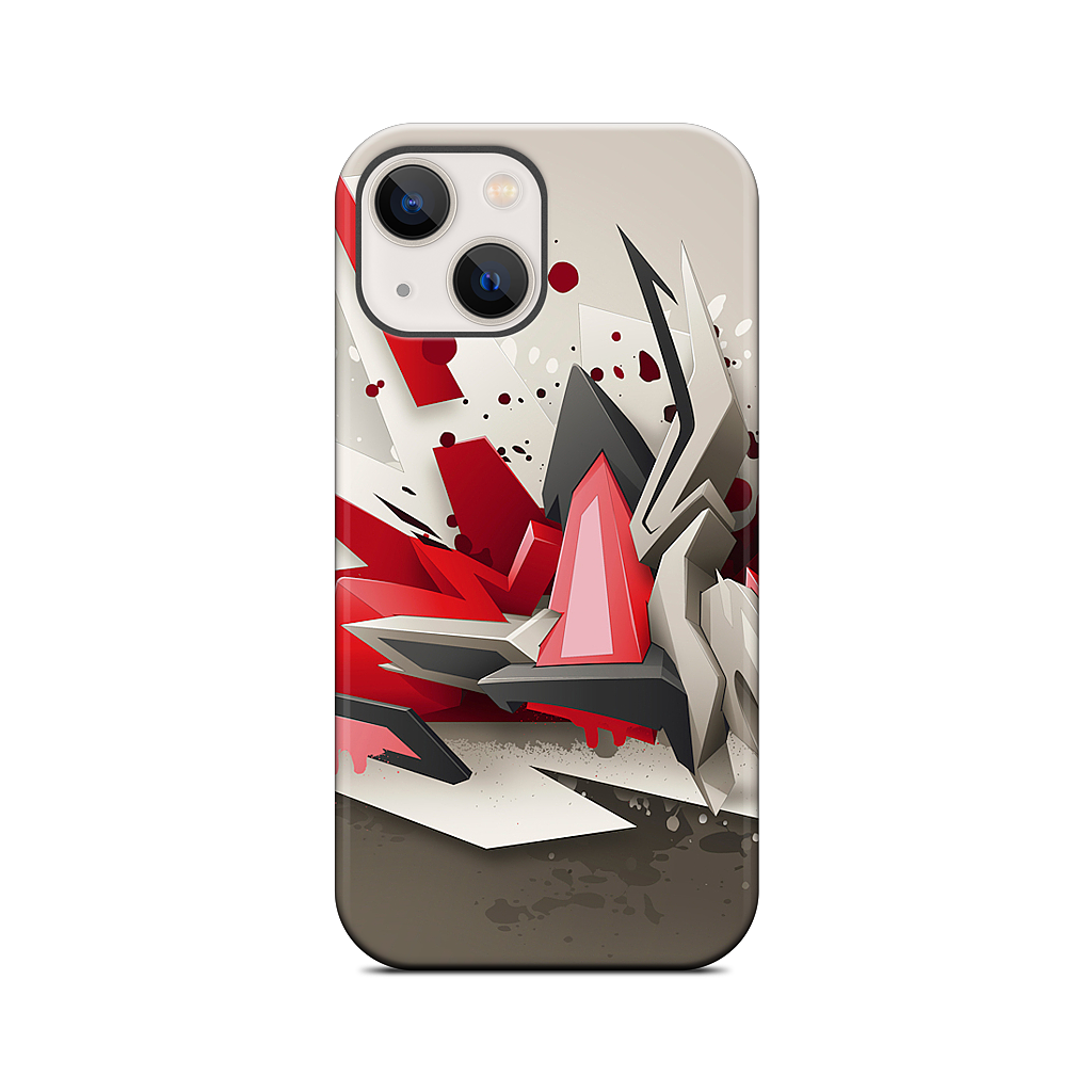 Red Metal iPhone Case
