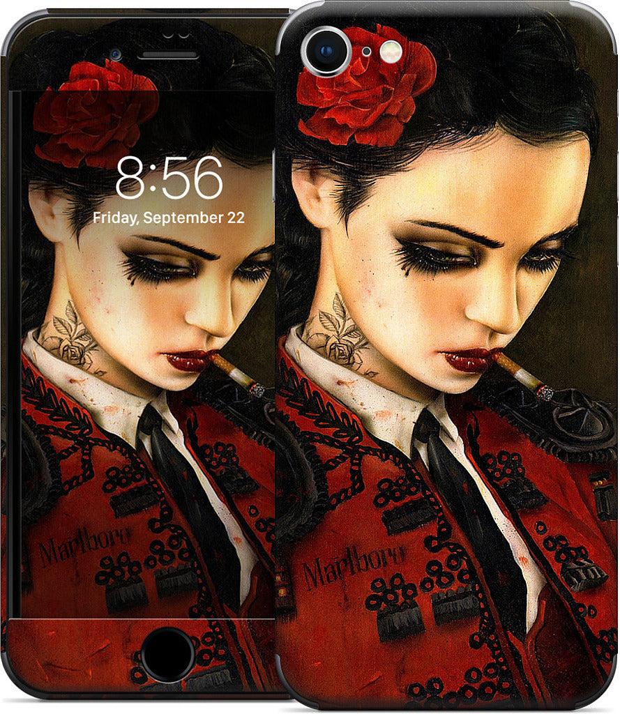 Bull Fight Her iPhone Skin