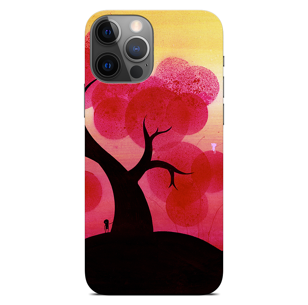 Red Blossoms iPhone Skin