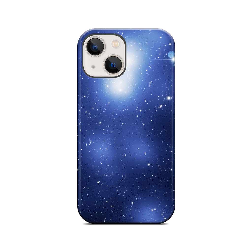 Galaxy Cluster Blue iPhone Case