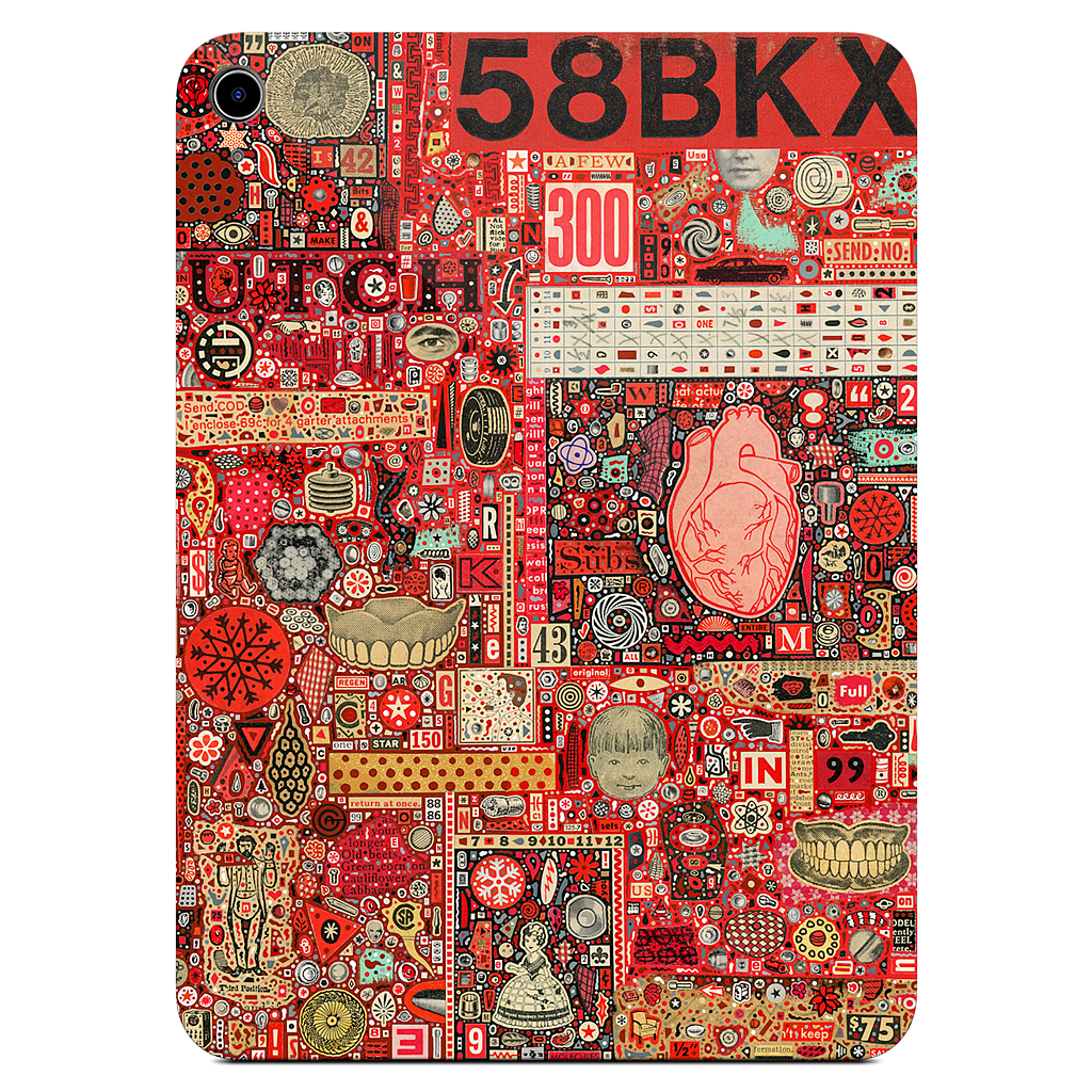 Big Numbers - Heart and Teeth iPad Skin