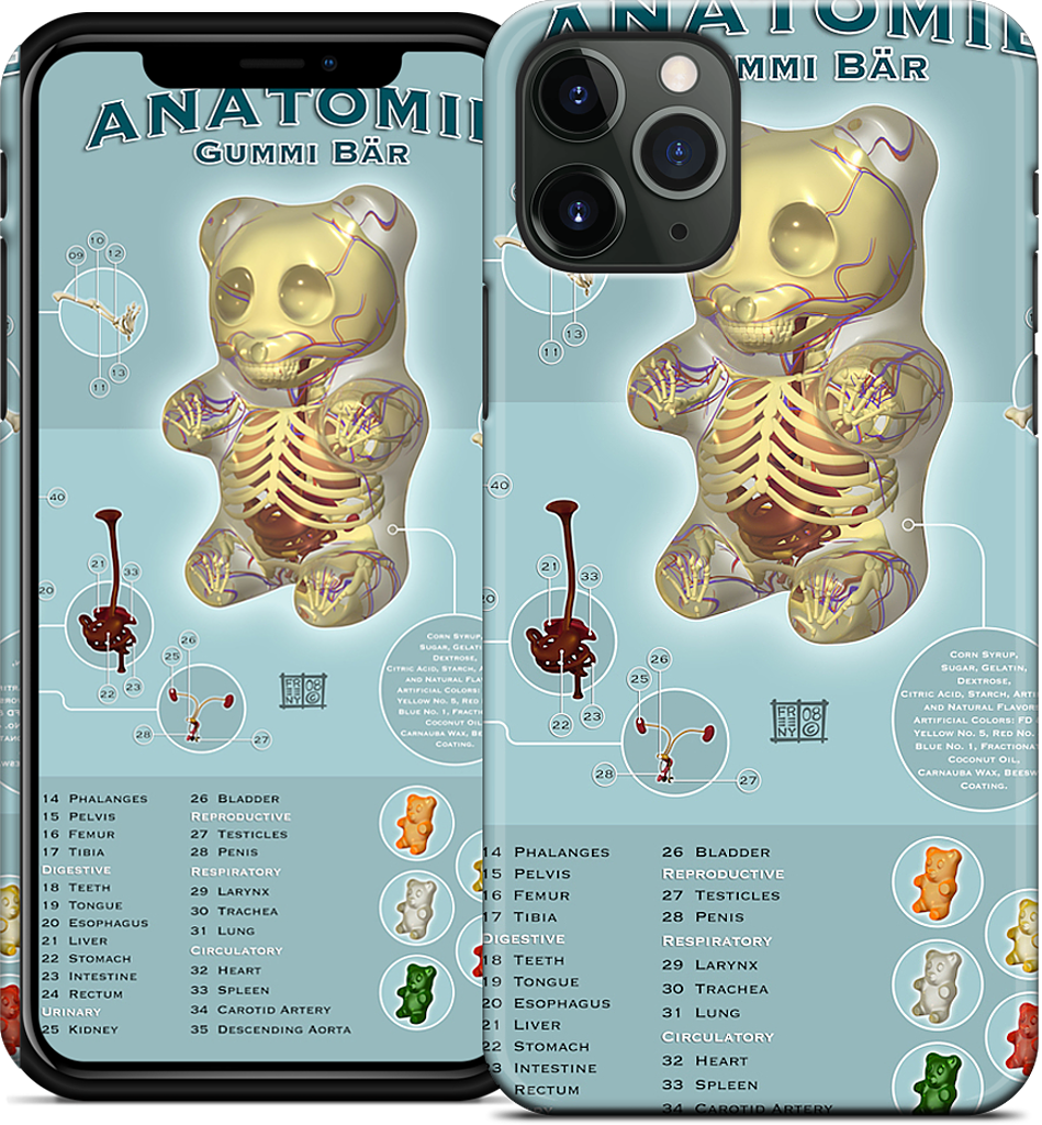 Gummi Anatomie iPhone Case